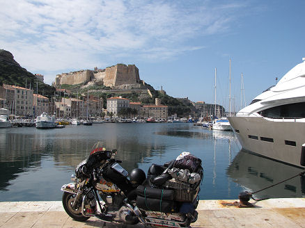 Magnificent harbour at Bonifacio