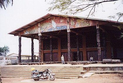 St Michael's Church with its wood carvings and mosaics