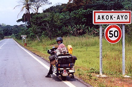 The worlds shortest town? start and finish in the photo