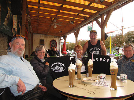 At Benno's Truck Stop on the Rhine River