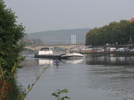 The view from our campground along the Main River