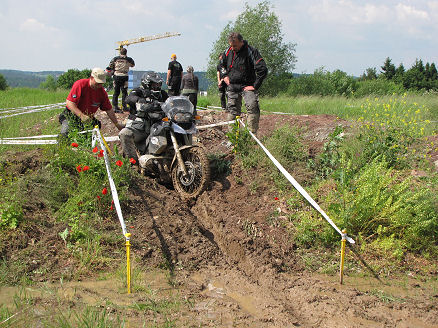 A bit hard going for some of the bigger bikes