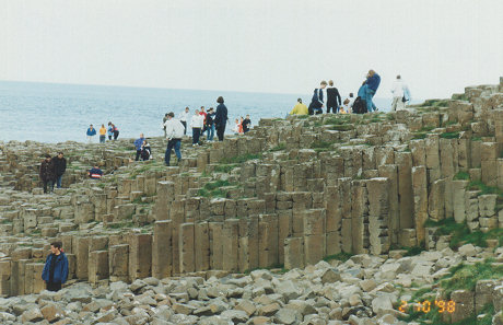 Giants Causeway, basalt pillars