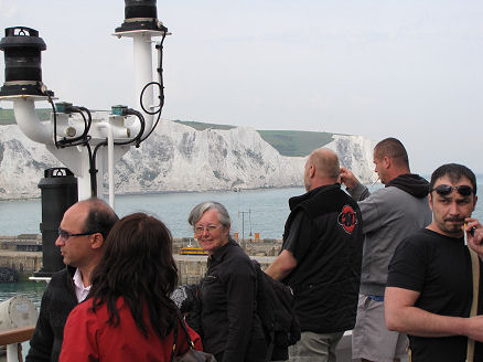 Arriving by ferry to Dover