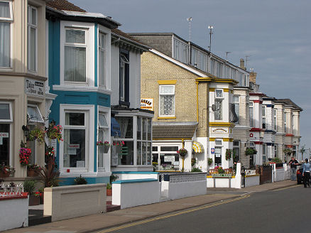 Row of B&B's at Great Yarmouth