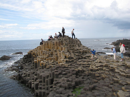 Giant's Causeway, basalt pillars