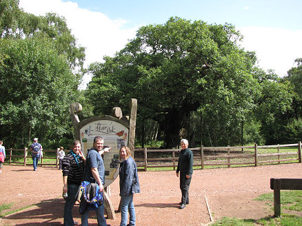 Sherwood forest with Gary, Denise and Arita