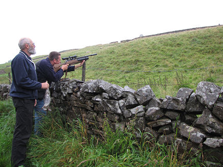 Rabbit shooting with Danny and his new high tech airgun