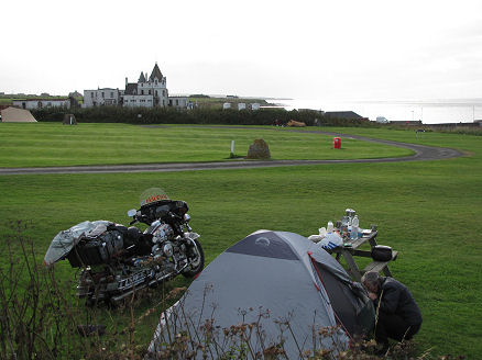 Camped at John O'Groats