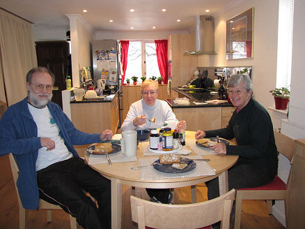 Lunch of cod tongue, a Norwegian delicacy