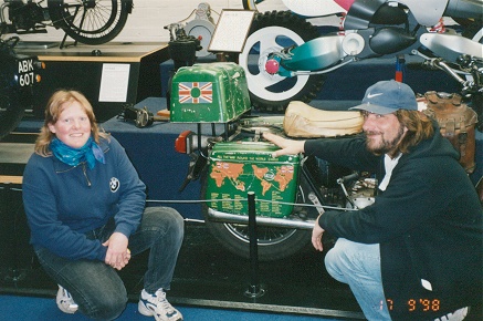 Ted Simons bike used to ride around the world in the 70's