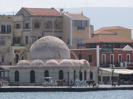 Turkish era buiding at Hania, Crete's first capital