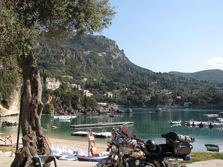 Beautiful scenery at Paleokastritsa, Corfu