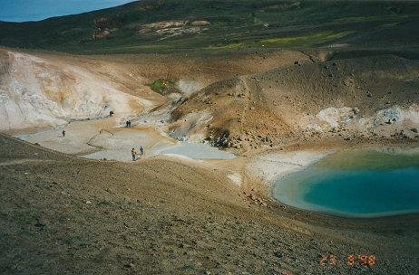 Volcanic lake