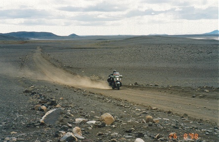 Barren dusty track