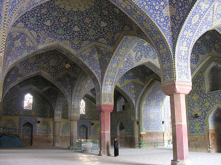 Arches of Imam Mosque in Esfahan