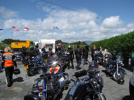 Welcomed at the H-D Ireland Club Rally