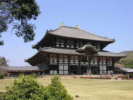 Largest wooden building in the world, the Todai-ji in Nara