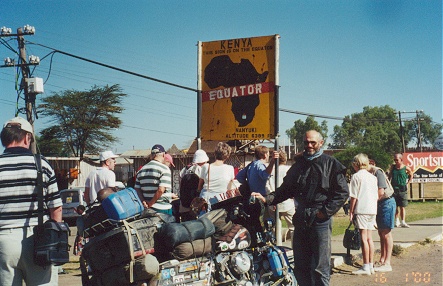 Crossing the Equator again, and back to seeing tourists