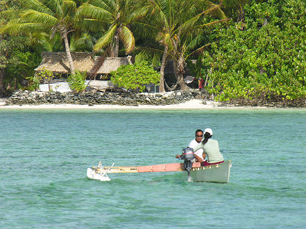 Crossing between islands, modern and old