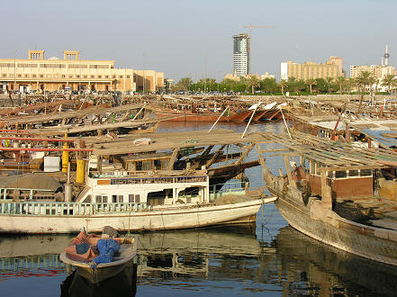 Still used remnants of the past dow fishing fleet, Kuwaits pre oil history