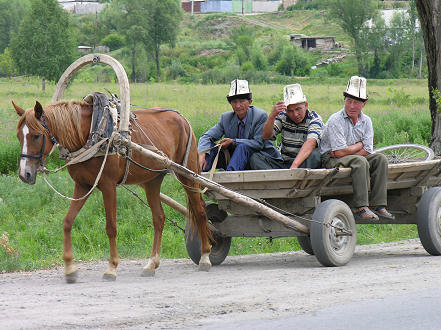 The traditional felt hats worn by many country men