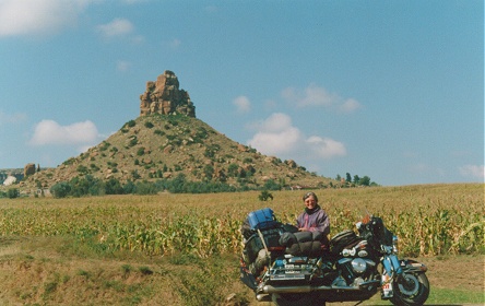 The hill believed to have been instrumental in helping design the Lesotho hat