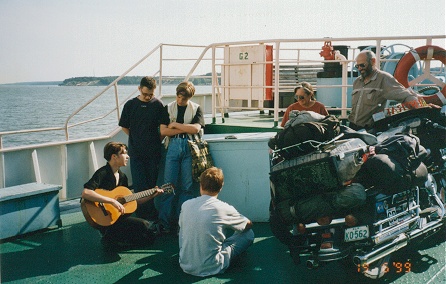 Serenaded by locals on holidays