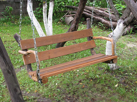 Home made seat swing, an idea for our property