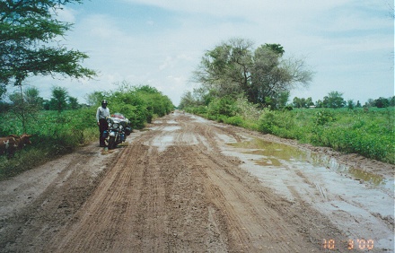 Muddy road