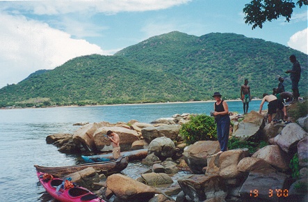 Lunch spot while ocean kayaking