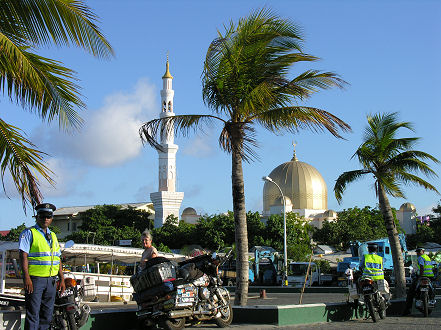 Stopping for photos on our escorted ride