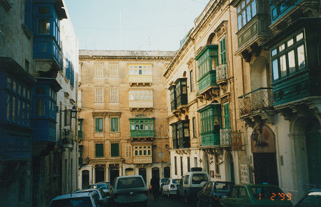 Our accommodation looked out onto this street