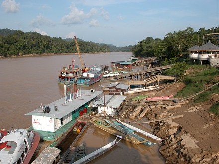 Riverside view out of Kapit