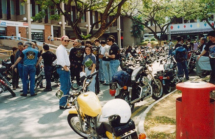 Joining the ride from Singapore to Purgis, Thailand.