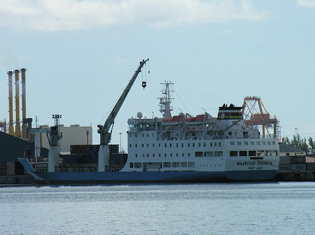 MS Mauritius Trochetia, our boat to Madagascar