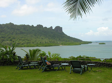 Our hotel overlooks Sokeh's Rock