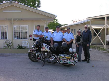 Australian security at the detention centre