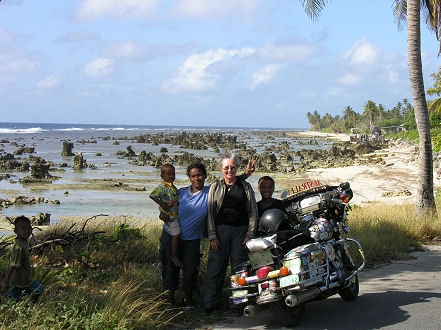 Friendly locals, overlooking pinnacle shore line