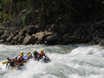 The rapids are getting more interesting