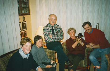 Family of motorcycle travellers who stayed with us in Australia