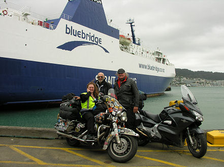 A bit of advertising for Bluebridge who gave uus half price tickets on their ferry