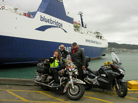 A bit of advertising for Bluebridge who gave uus half price tickets on their ferry