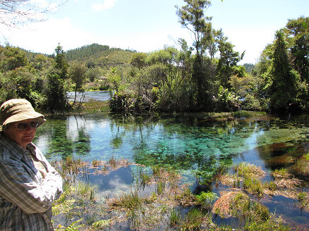 Australasia's largest fresh water springs, clear clean waters