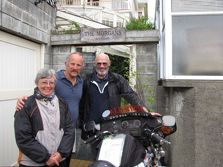Visiting Gareth Morgan, a NZ motorcycling celebrity