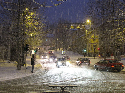 2pm on a snowy afternoon in Tromso