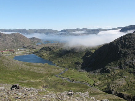 Cold sea fog rolling in to take away our sunshine