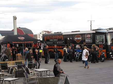 World's northernmost H-D rally, above the Arctic Circle