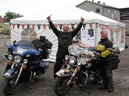 Marcus on his MDA Northcape Quest