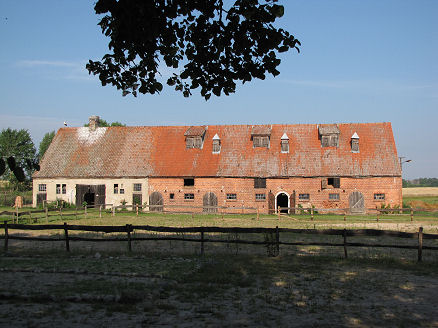 Old Polish stables at the farmhouse